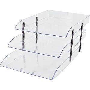 Caixa Correspondencia Tripla Articulavel Cristal