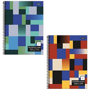 Caderno Quadriculado Univers. 07MMX07MM Espiral CD.80F PCT.C/04 (7908077456535)
