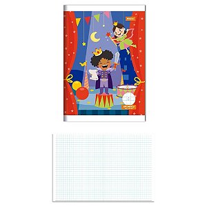 Caderno Quadriculado 1/4 6X6MM 40F Brochura Flexivel PCT.C/20