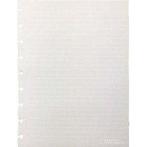 Caderno Inteligente Refil Medio Pauta Branca 90G. 50FLS. Pacote