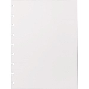 Caderno Inteligente Refil Medio Liso 90G. 50FLS. Pacote