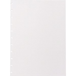 Caderno Inteligente Refil Grande Pontilhado 120G. 30FLS. Pacote