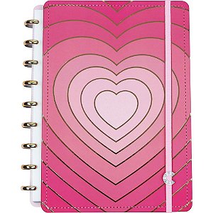 Caderno Inteligente Medio Golden Love 80FLS