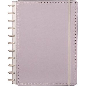 Caderno Inteligente Grande Lilas Pastel 80FLS