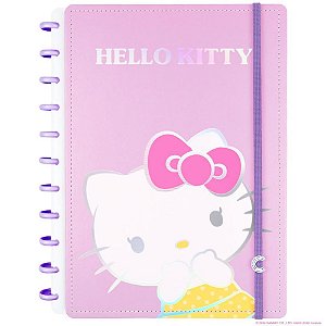 Caderno Inteligente Grande Hello KITTY 80FLS