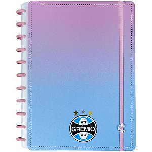Caderno Inteligente Grande Gremio Imortal Rosa 80FLS