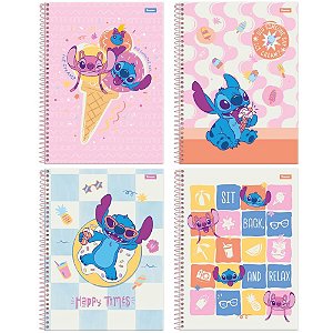 Caderno Espiral 1/4 Capa Dura STITCH 80F PCT.C/05