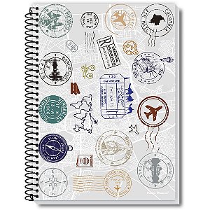 Caderno Espiral 1/4 Capa Dura ROX Masculino 48FLS. PCT.C/10