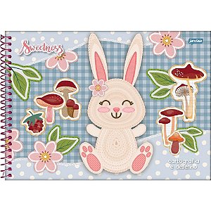 Caderno Desenho UNIV Capa Dura Sweetness 80FLS. PCT.C/04