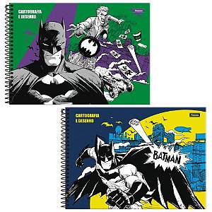 Caderno Desenho UNIV Capa Dura Batman 80FLS. PCT.C/05