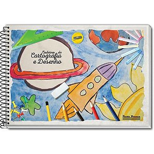 Caderno Desenho UNIV Capa Dura 60FLS. Espiral PCT.C/04