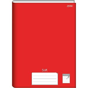 Caderno Caligrafia Capa Dura STIFF 96 Folhas Broc.vermelho PCT.C/05