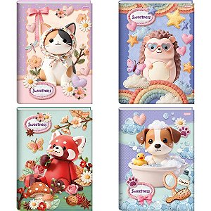 Caderno Brochurao Capa Dura Sweetness 80FLS. PCT.C/05