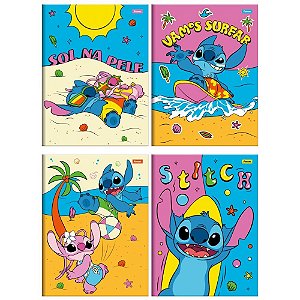 Caderno Brochurao Capa Dura STITCH 80FLS. PCT.C/05