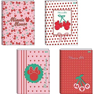 Caderno Brochurao Capa Dura Minnie ARTS 80FLS. PCT.C/05
