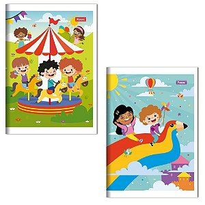 Caderno Brochura 1/4 Capa Infantil 96 Folhas PCT.C/10