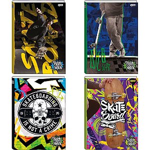 Caderno Brochura 1/4 Capa Dura Teen WAY 96FLS. PCT.C/05