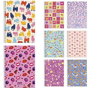 Caderno 15X1 Capa Dura POP Collection 300 Folhas PCT.C/02