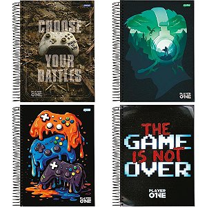 Caderno 15X1 Capa Dura Player 240FLS. PCT.C/02