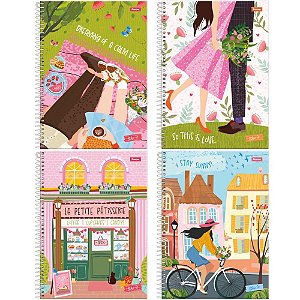 Caderno 12X1 Capa Dura Like IT 192FLS. PCT.C/04