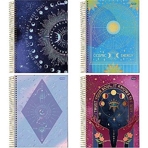 Caderno 10X1 Capa Dura MYSTIC 160FLS. PCT.C/04