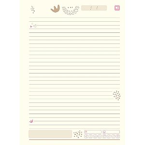 Caderno 10X1 Capa Dura LA Creme 160FLS. PCT.C/04