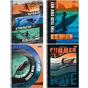 Caderno 10X1 Capa Dura Freewave 160F PCT.C/04