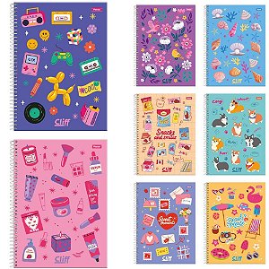 Caderno 10X1 Capa Dura CLIFF Feminino 160FLS. PCT.C/04