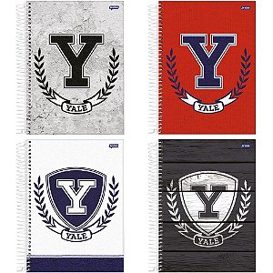 Caderno 01X1 Capa Dura Yale 96FLS. PCT.C/04