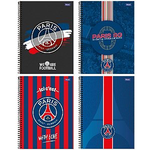 Caderno 01X1 Capa Dura Paris Saint Germain  80F PCT.C/04
