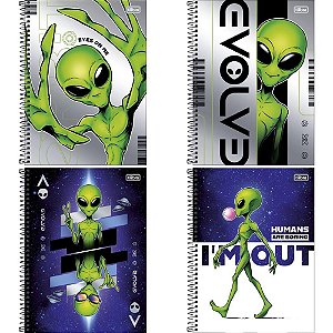 Caderno 01X1 Capa Dura ORBIT 80FLS Connect PCT.C/04