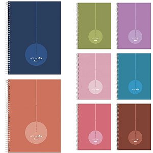 Caderno 01X1 Capa Dura Office Color  80F PCT.C/04