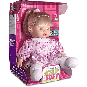 Boneca Colecao Hair SOFT 30CM