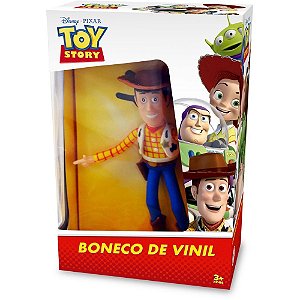 Boneco e Personagem TOY STORY Woody Vinil 19CM