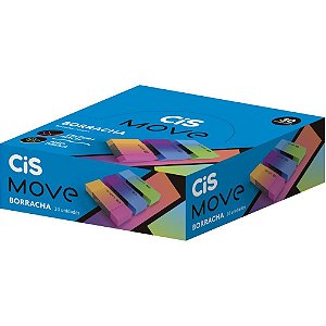 Borracha Colorida CIS Move C/PAPEL (S) CX.C/30