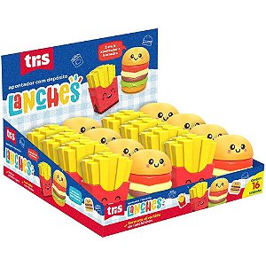 Borracha Colorida TRIS Lanches C/APONTADOR 2MOD. DP.C/16