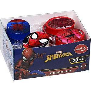 Borracha Decorada Spider MAN 4 Modelos CX.C/20
