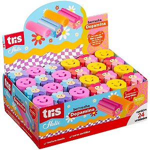 Borracha Decorada TRIS Dopamina 4MODELOS DP.C/24