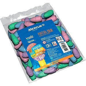 Borracha Ponteira Color P/LAPIS PCT.C/100