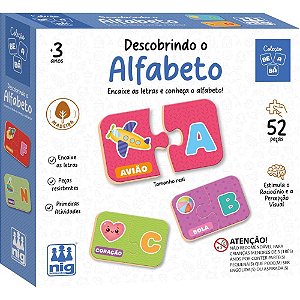 Brinquedo Educativo BE a BA Descobrindo Alfabeto