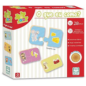 Brinquedo Educativo BE a BA o Que EU Como