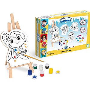 Brinquedo para Colorir DC Super Friends KIT Pintura