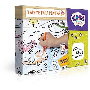 Brinquedo para Colorir Tapete para Pintar C/GIZ