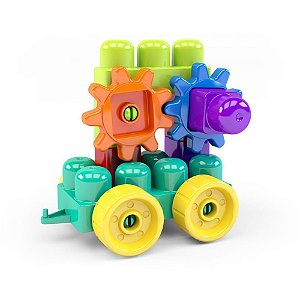 Brinquedo para Montar GIRA-GIRA da Blocolandia 13PCS