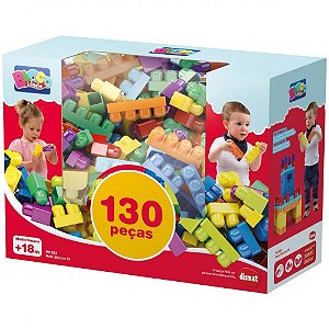 Brinquedo para Montar Mais Blocos 3 130PECAS