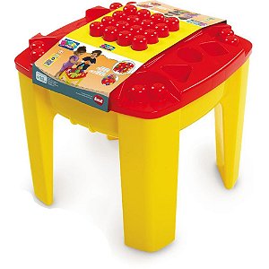 Brinquedo para Montar Mesa Atividades Blocolandia 24