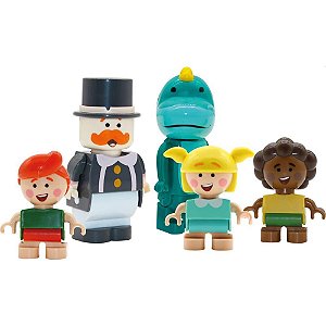 Brinquedo para Montar Mundo Bita com Blocos