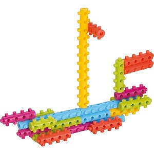 Brinquedo para Montar Pinos Magicos 100 Pecas