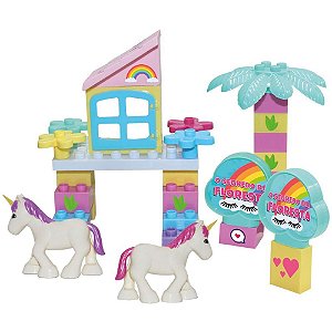 Brinquedo para Montar Unicornio Magico Segr.da Flore