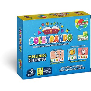 Brinquedo Pedagogico Madeira Soletrando 116PCS